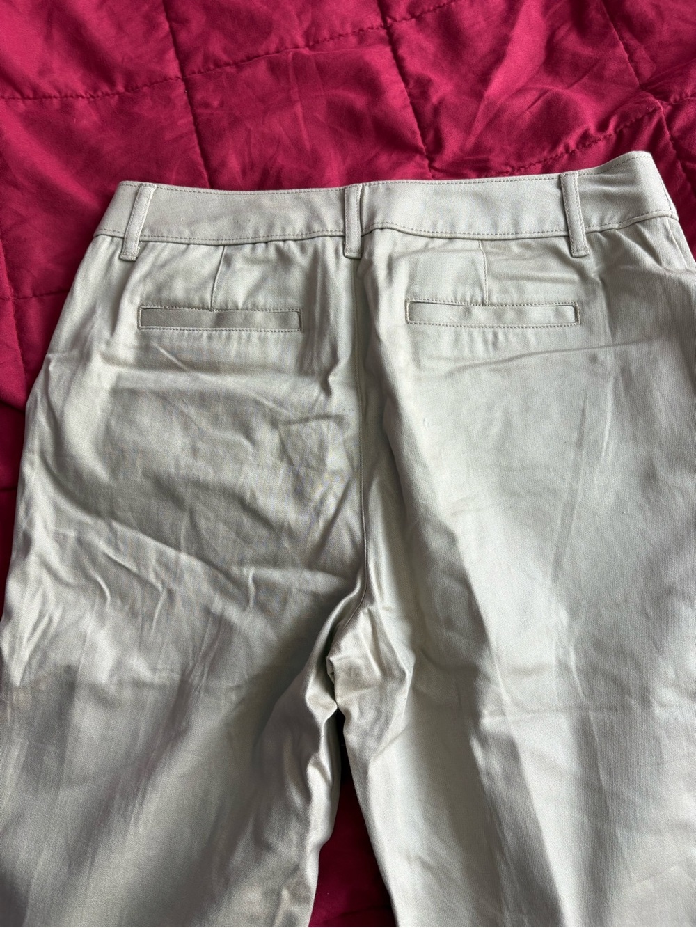 St. John's Bay Light Beige Capris - Picture 3 of 3